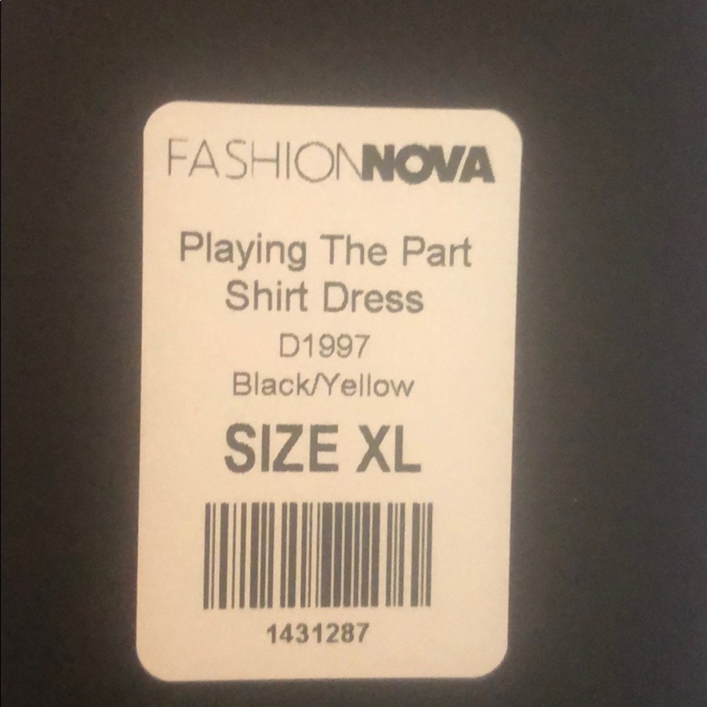 Playing The Part Shirt Dress - Picture 2 of 2